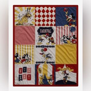 Disney Mickey Mouse carnival comforter quilt throw baby Blanket